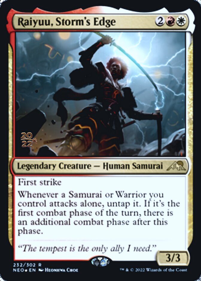 Raiyuu, Storm's Edge [Kamigawa: Neon Dynasty Prerelease Promos] | Galactic Gamez