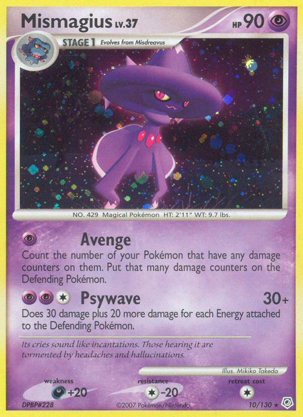 Mismagius (10/130) [Diamond & Pearl: Base Set] | Galactic Gamez