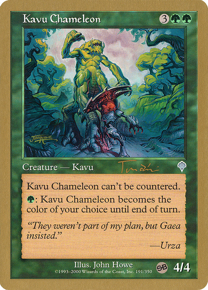 Kavu Chameleon (Jan Tomcani) (SB) [World Championship Decks 2001] | Galactic Gamez