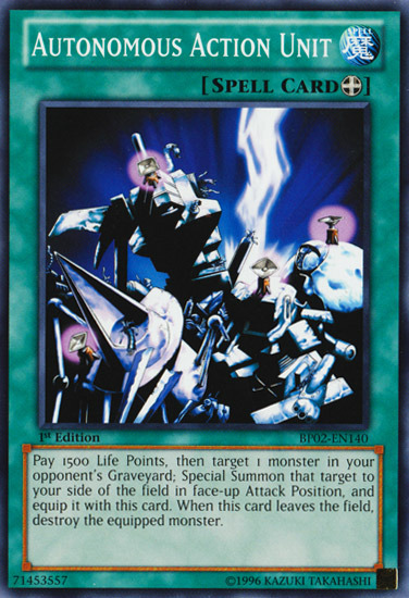 Autonomous Action Unit [BP02-EN140] Common | Galactic Gamez