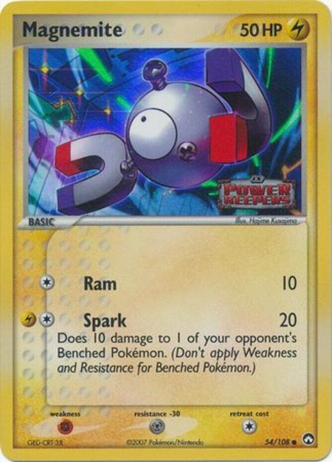 Magnemite (54/108) (Stamped) [EX: Power Keepers] | Galactic Gamez