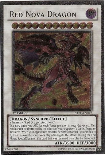 Red Nova Dragon [STBL-EN042] Ultimate Rare | Galactic Gamez