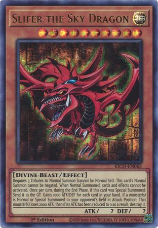 Slifer the Sky Dragon (Ultra Pharaoh's Rare) [KICO-EN063] Ultra Pharaoh’s Rare | Galactic Gamez