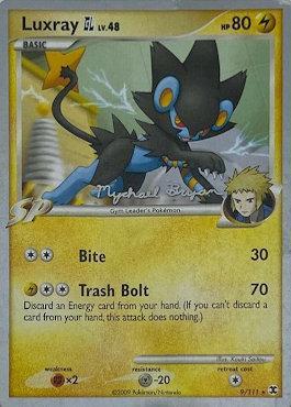 Luxray GL LV.48 (9/111) (Happy Luck - Mychael Bryan) [World Championships 2010] | Galactic Gamez