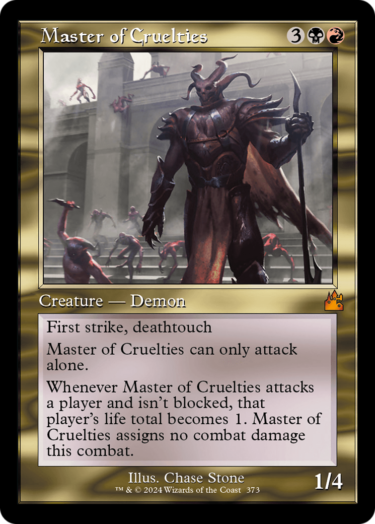 Master of Cruelties (Retro Frame) [Ravnica Remastered] | Galactic Gamez