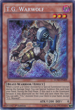 T.G. Warwolf [LC5D-EN209] Secret Rare | Galactic Gamez