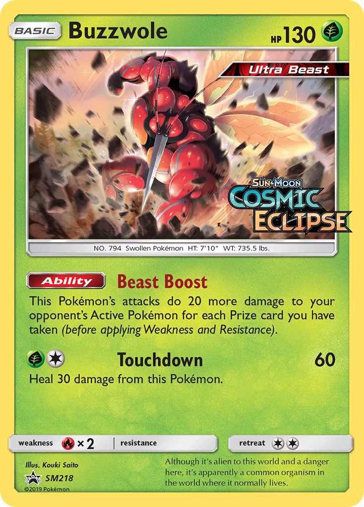 Buzzwole (SM218) [Sun & Moon: Black Star Promos] | Galactic Gamez