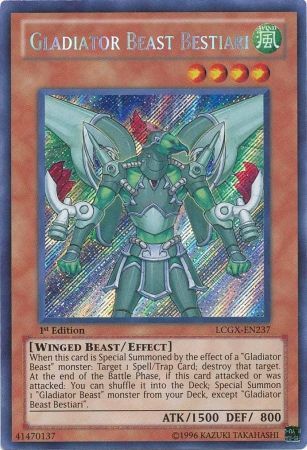 Gladiator Beast Bestiari [LCGX-EN237] Secret Rare | Galactic Gamez