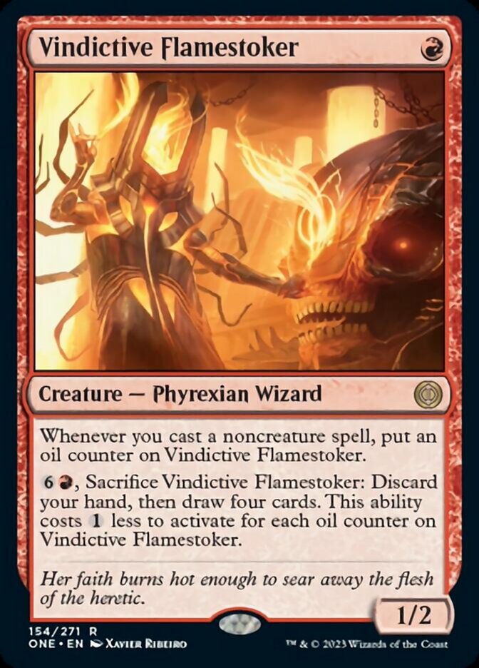 Vindictive Flamestoker [Phyrexia: All Will Be One] | Galactic Gamez