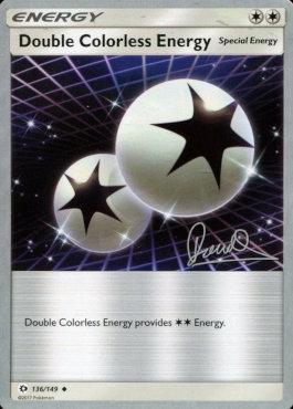 Double Colorless Energy (136/149) (Infinite Force - Diego Cassiraga) [World Championships 2017] | Galactic Gamez