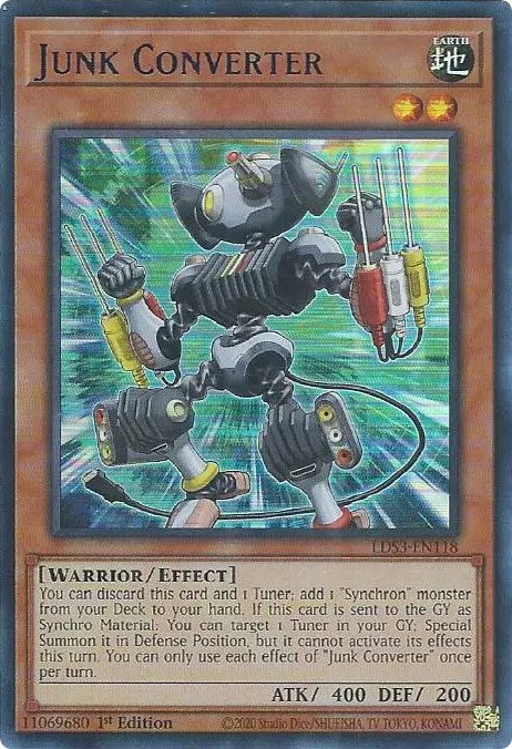 Junk Converter (Blue) [LDS3-EN118] Ultra Rare | Galactic Gamez