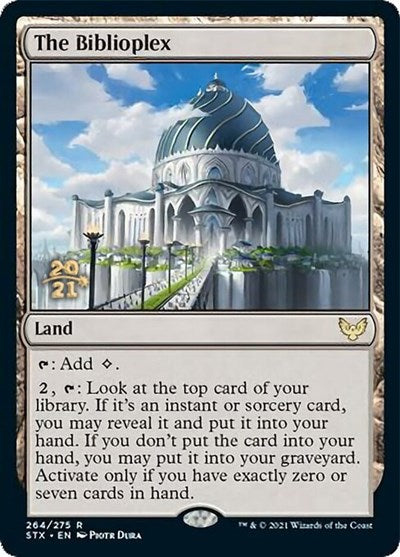 The Biblioplex [Strixhaven: School of Mages Prerelease Promos] | Galactic Gamez