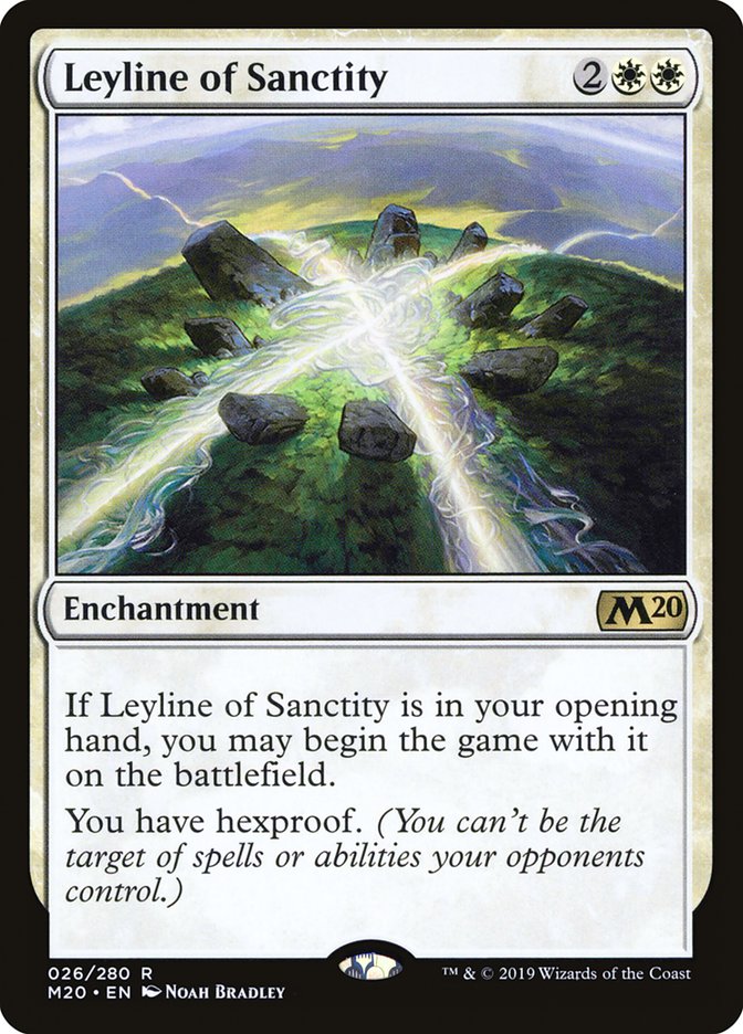 Leyline of Sanctity [Core Set 2020] | Galactic Gamez