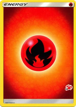 Fire Energy (Charizard Stamp #24) [Battle Academy 2020] | Galactic Gamez