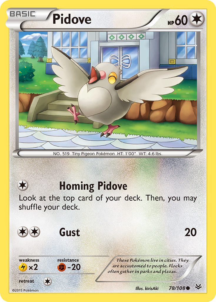 Pidove (78/108) [XY: Roaring Skies] | Galactic Gamez