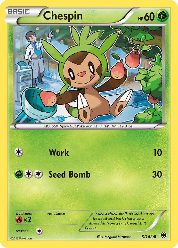 Chespin (8/162) [XY: BREAKthrough] | Galactic Gamez