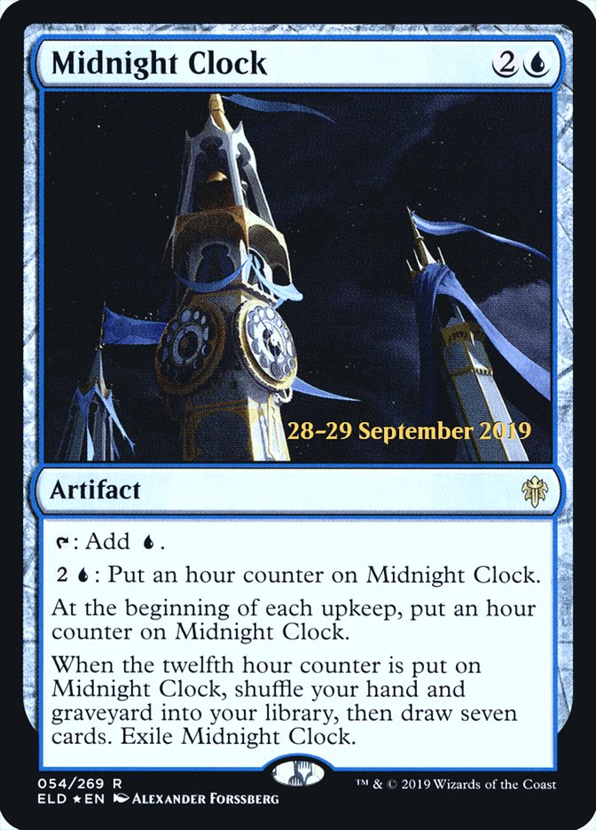 Midnight Clock  [Throne of Eldraine Prerelease Promos] | Galactic Gamez