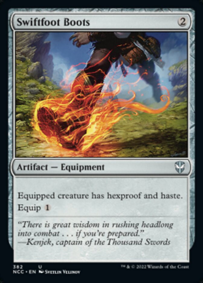 Swiftfoot Boots [Streets of New Capenna Commander] | Galactic Gamez