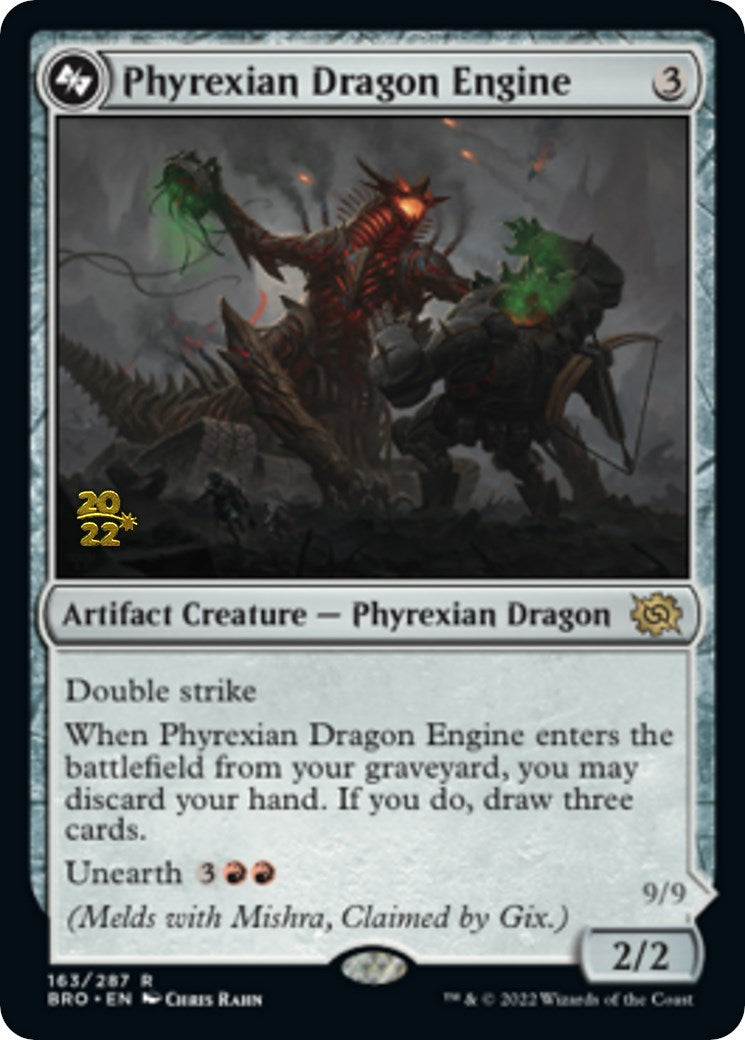 Phyrexian Dragon Engine [The Brothers' War: Prerelease Promos] | Galactic Gamez