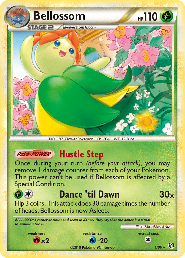 Bellossom (1/90) [HeartGold & SoulSilver: Undaunted] | Galactic Gamez