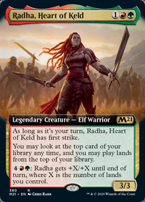 Radha, Heart of Keld (Extended Art) [Core Set 2021] | Galactic Gamez