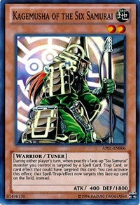Kagemusha of the Six Samurai [AP01-EN006] Super Rare | Galactic Gamez