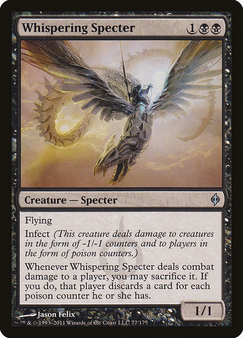 Whispering Specter [New Phyrexia] | Galactic Gamez