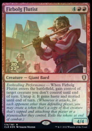 Firbolg Flutist [Commander Legends: Battle for Baldur's Gate Prerelease Promos] | Galactic Gamez