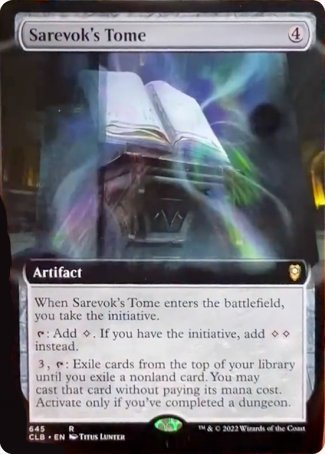 Sarevok's Tome (Extended Art) [Commander Legends: Battle for Baldur's Gate] | Galactic Gamez