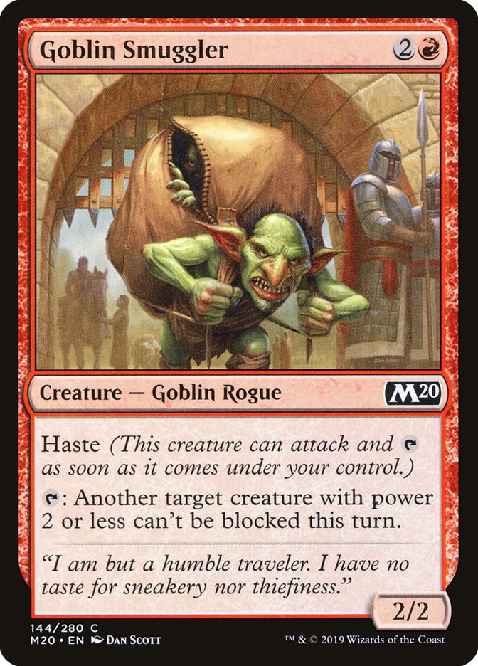 Goblin Smuggler [Core Set 2020] | Galactic Gamez