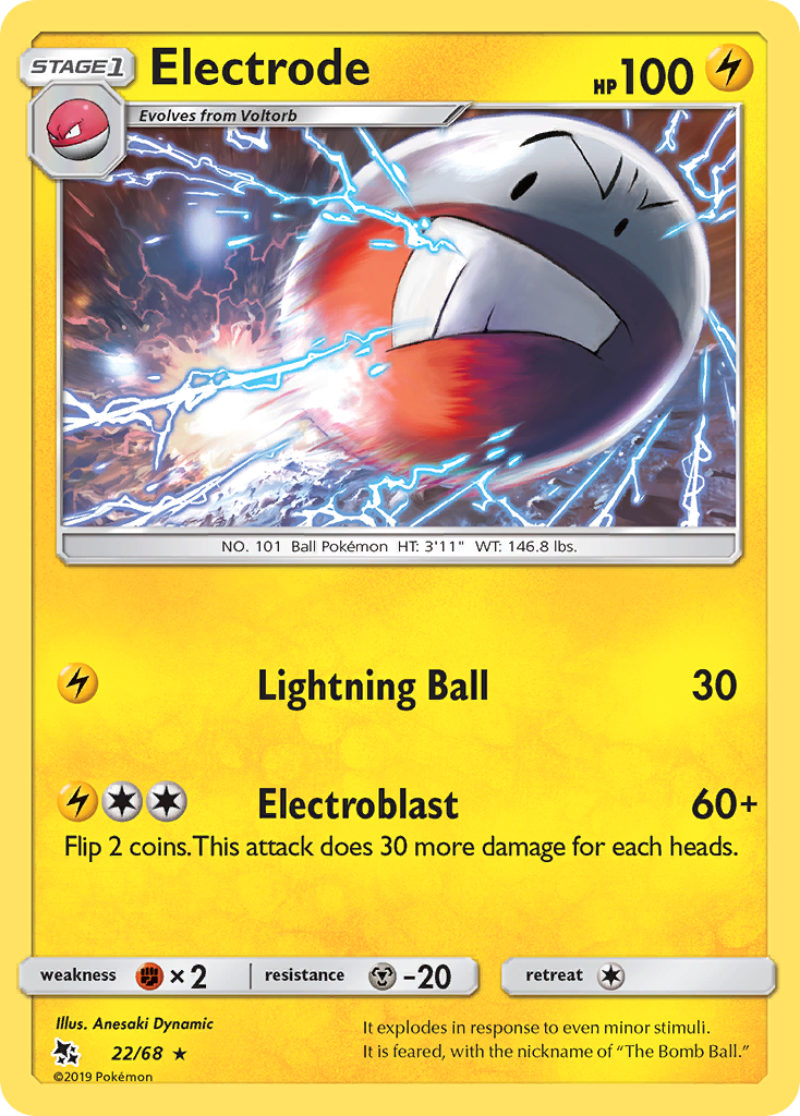 Electrode (22/68) [Sun & Moon: Hidden Fates] | Galactic Gamez