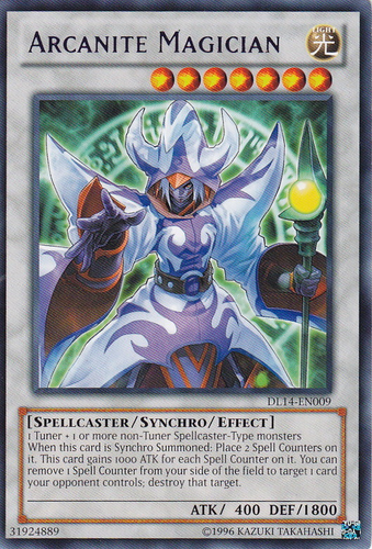 Arcanite Magician (Blue) [DL14-EN009] Rare | Galactic Gamez