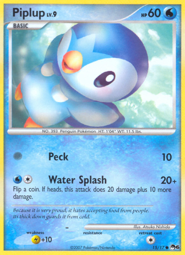 Piplup (15/17) [POP Series 6] | Galactic Gamez