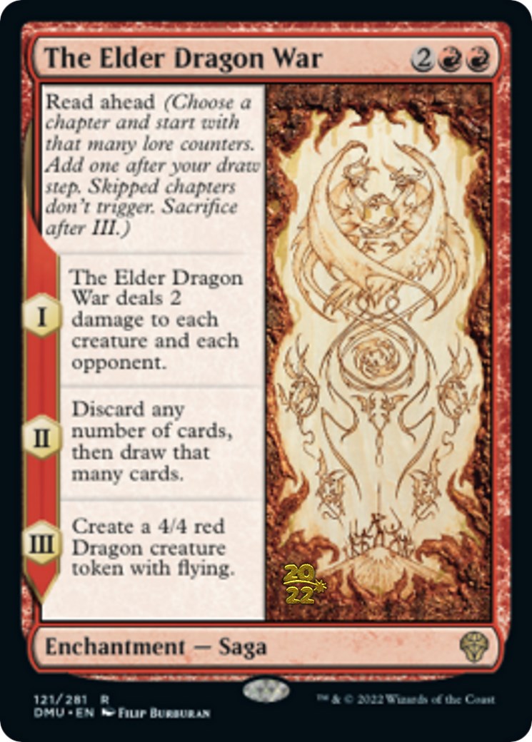 The Elder Dragon War [Dominaria United Prerelease Promos] | Galactic Gamez