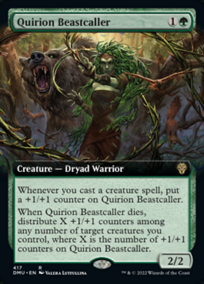 Quirion Beastcaller (Extended Art) [Dominaria United] | Galactic Gamez