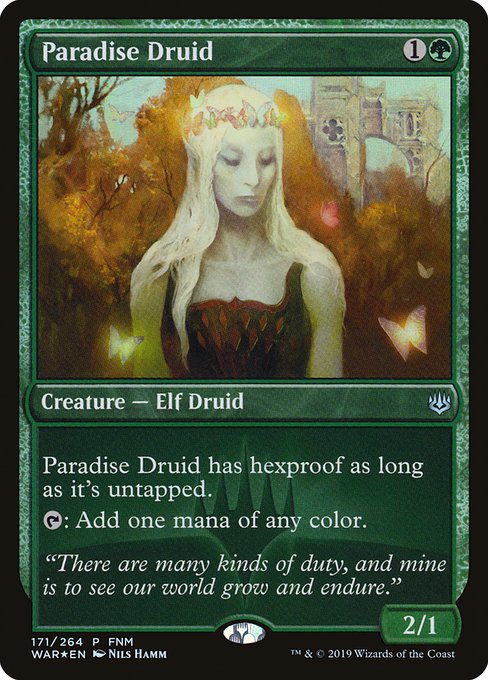 Paradise Druid [War of the Spark Promos] | Galactic Gamez