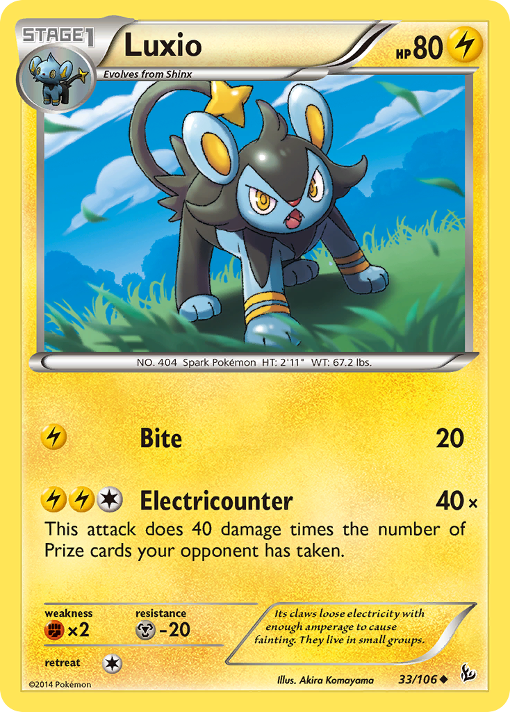 Luxio (33/106) [XY: Flashfire] | Galactic Gamez