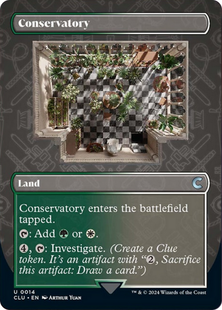 Conservatory (Borderless) [Ravnica: Clue Edition] | Galactic Gamez