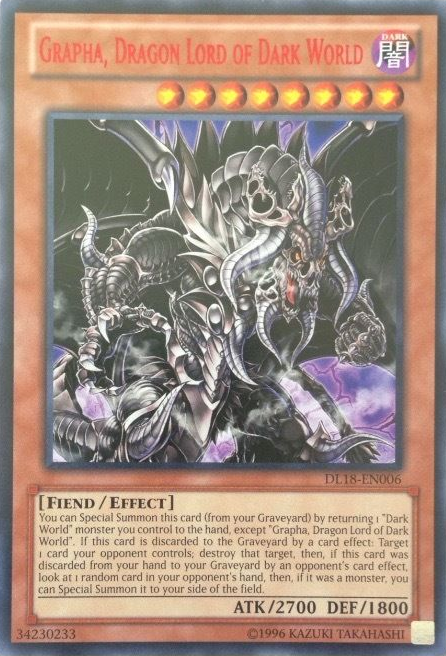 Grapha, Dragon Lord of Dark World (Red) [DL18-EN006] Rare | Galactic Gamez