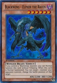 Blackwing - Elphin the Raven [BPW2-EN026] Super Rare | Galactic Gamez