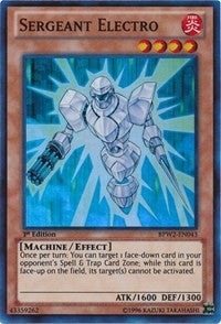 Sergeant Electro [BPW2-EN043] Super Rare | Galactic Gamez