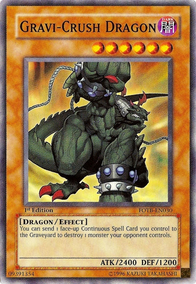 Gravi-Crush Dragon [FOTB-EN030] Common | Galactic Gamez