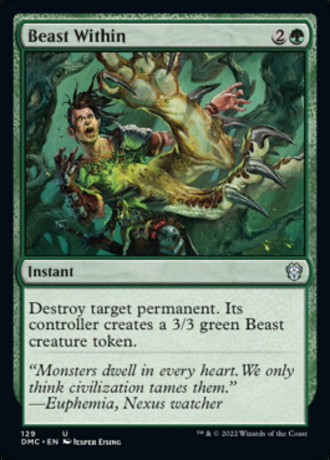 Beast Within [Dominaria United Commander] | Galactic Gamez