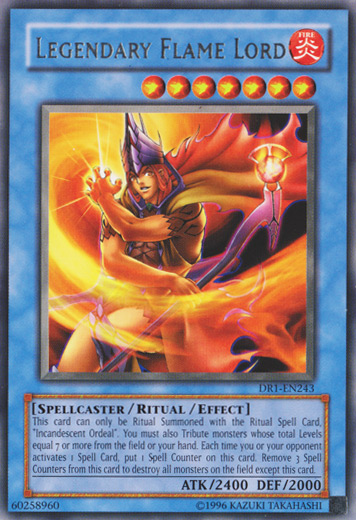 Legendary Flame Lord [DR1-EN243] Rare | Galactic Gamez