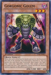 Gorgonic Golem [LVAL-EN011] Common | Galactic Gamez