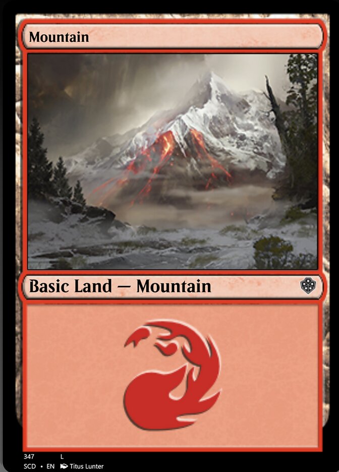 Mountain (347) [Starter Commander Decks] | Galactic Gamez