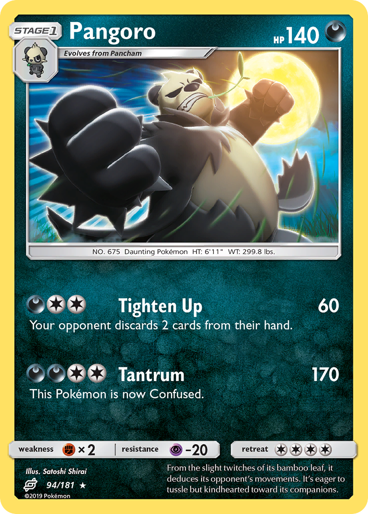 Pangoro (94/181) [Sun & Moon: Team Up] | Galactic Gamez