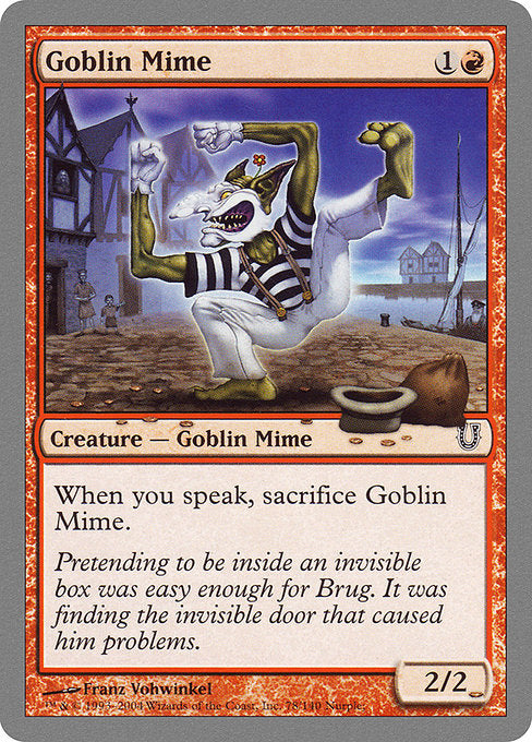 Goblin Mime [Unhinged] | Galactic Gamez