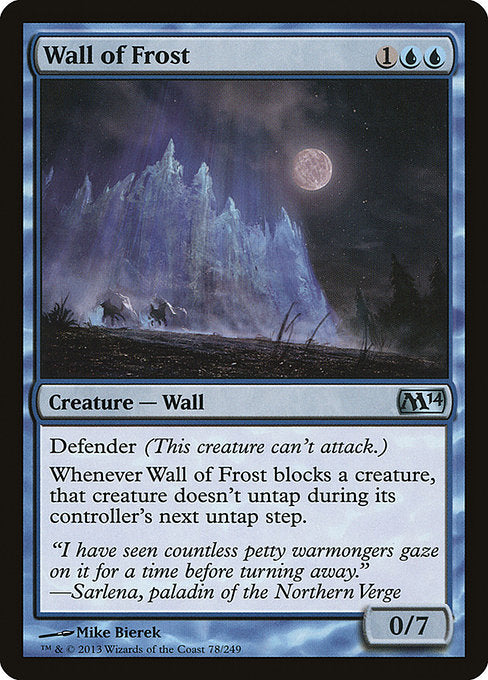 Wall of Frost [Magic 2014] | Galactic Gamez