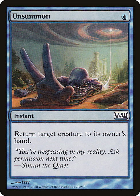 Unsummon [Magic 2011] | Galactic Gamez